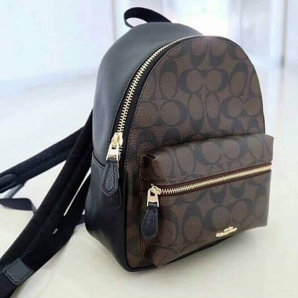 🌷Coach Mini Charlie Backpack In Signature NWT. - Picture 5 of 8